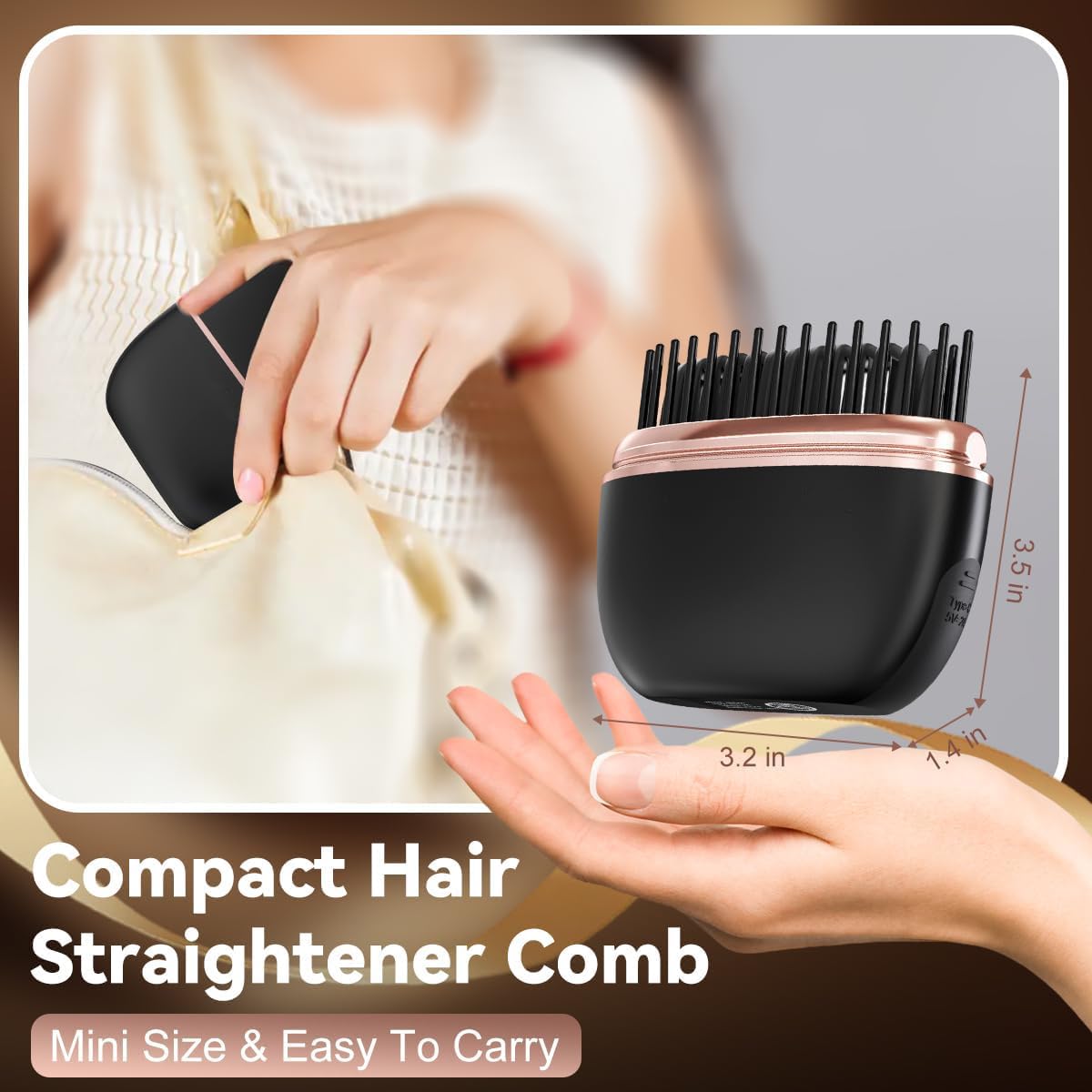 SleekComb Hair Straightener